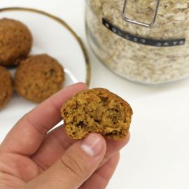 Vegan ovesné mini muffinky