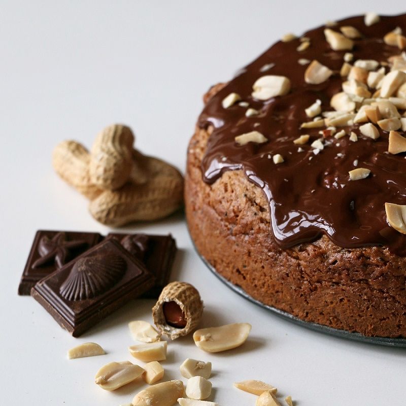 Arašídový dortík s čokoládou Tudlee